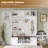 Versatile 3-In-1 Hall Tree With 6 Hooks, Farmhouse Walnut Storage Bench, And Adjustable Shelves For Entryway Organization-1724578901