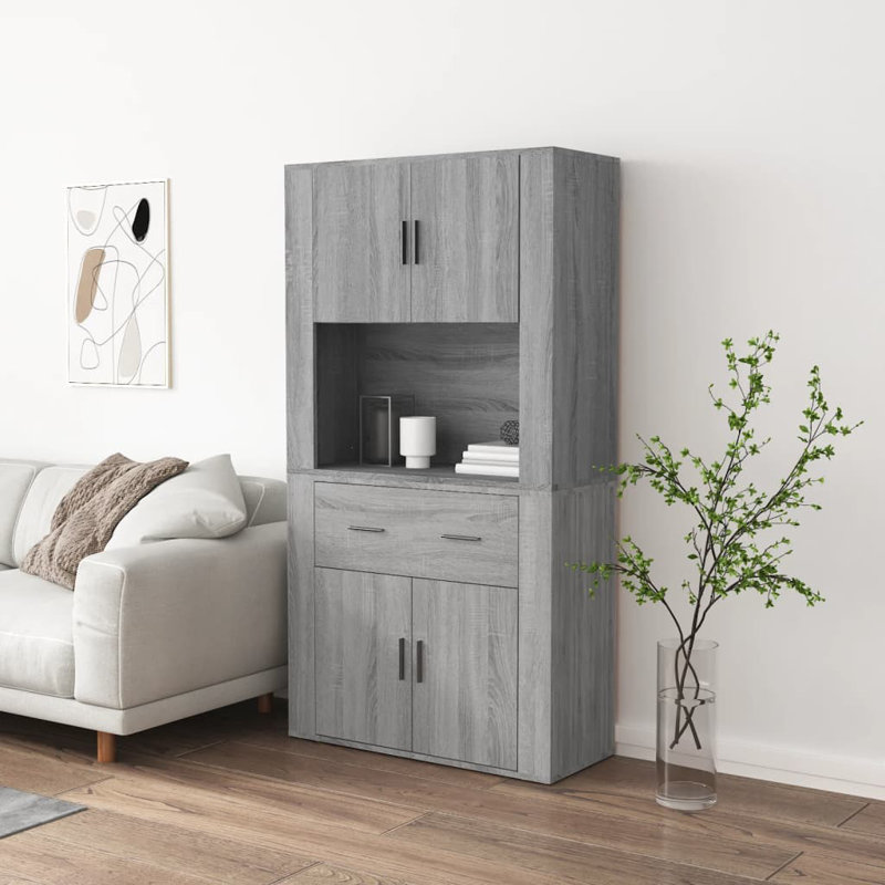 Vidaxl 80cm Sideboard, Light Gray