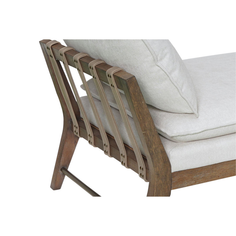 Daybed W/ Leather Strap Detail
