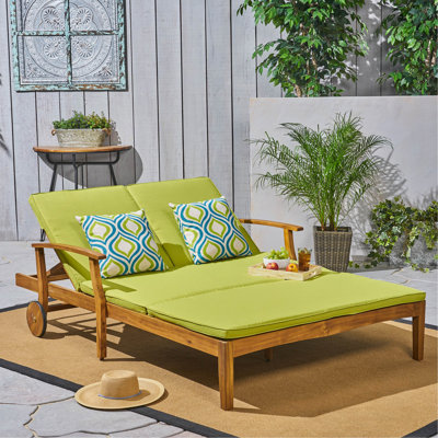 Chaise longue double