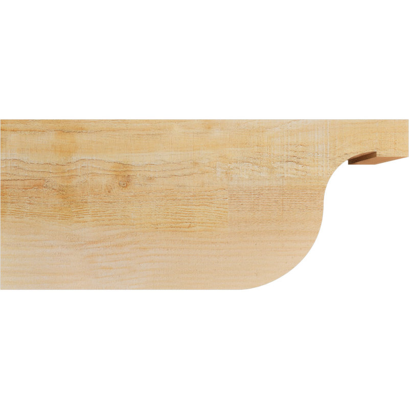 Queue de chevron Del Monte, Douglas, 10"H x 4"W x 24"L
