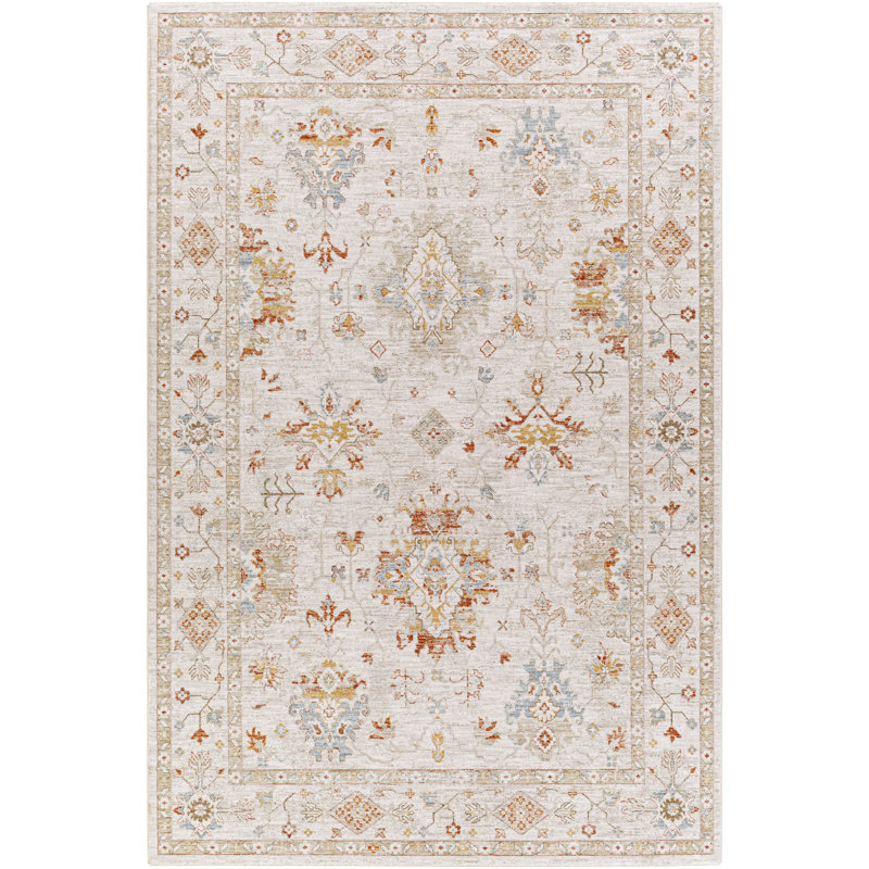 Tapis crème Finnlagh, Rectangle 2 pi 7 po x 4 pi