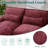126‘’W U Shaped Cloud Couch Sectional Sofa,chenille Cloud Black Sectional Couches With Double Chaise Lounge For Living Room-1019852312