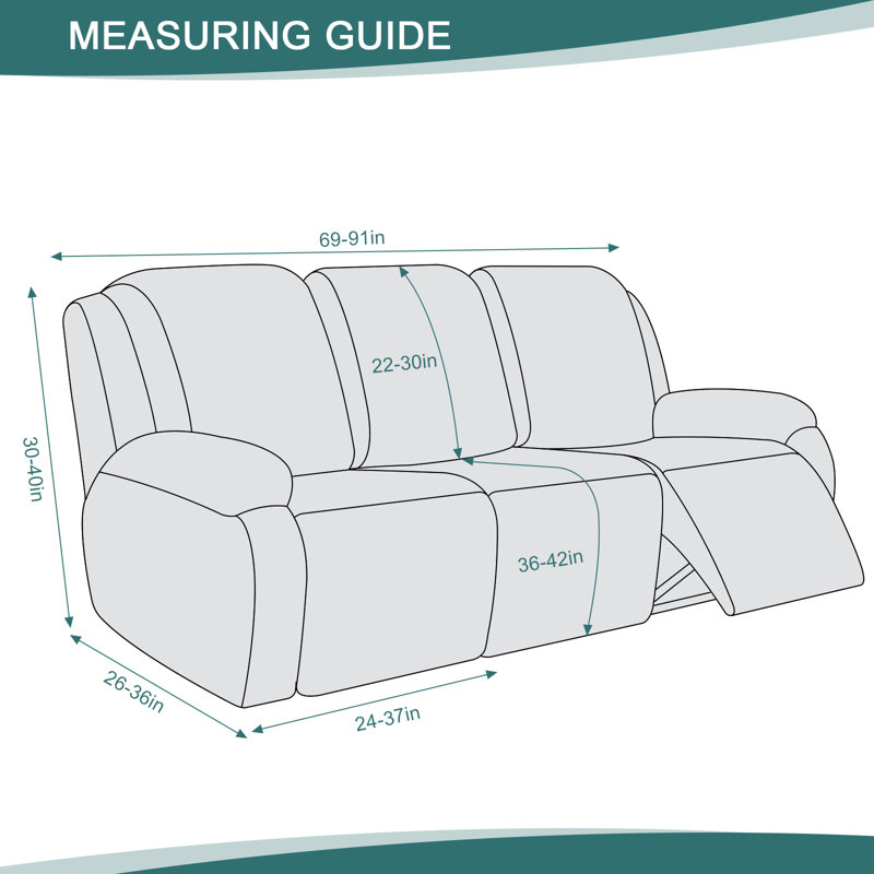 Housse extensible pour canapé 3 pièces Harriet, Brun
