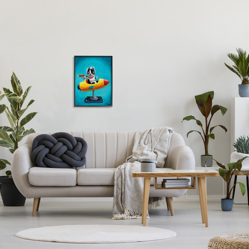 Picture Frame Graphic Art on MDF, Midnight Black Framed Giclee, 20" H x 16" W x 1.5" D