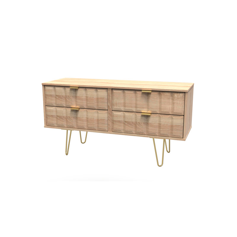 Alard 115cm W 4 - Drawer Chest of Drawers