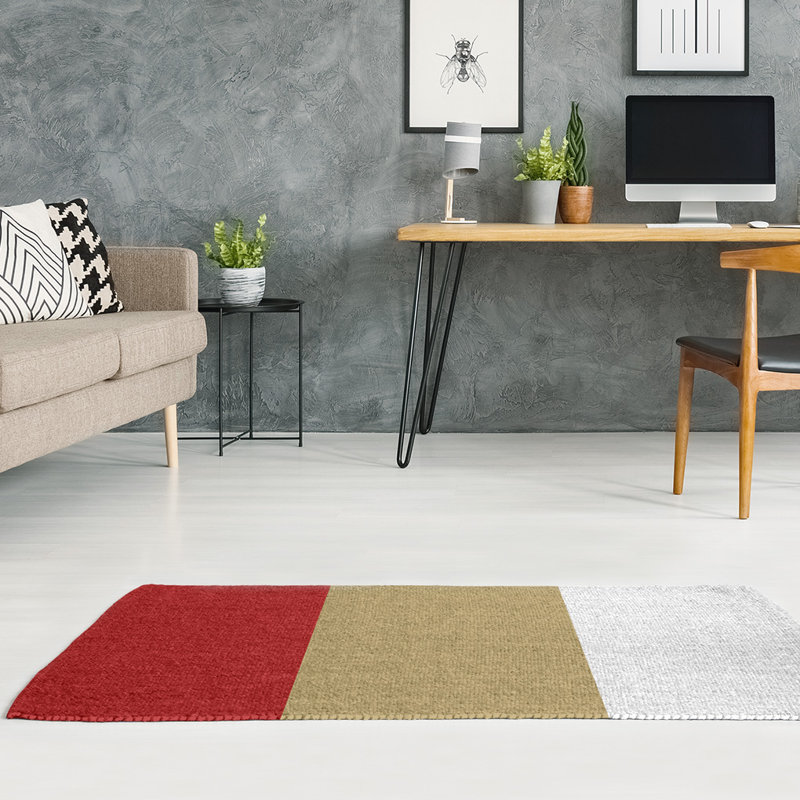 Striped Indoor Rug, Rectangle 2' x 3', Yes