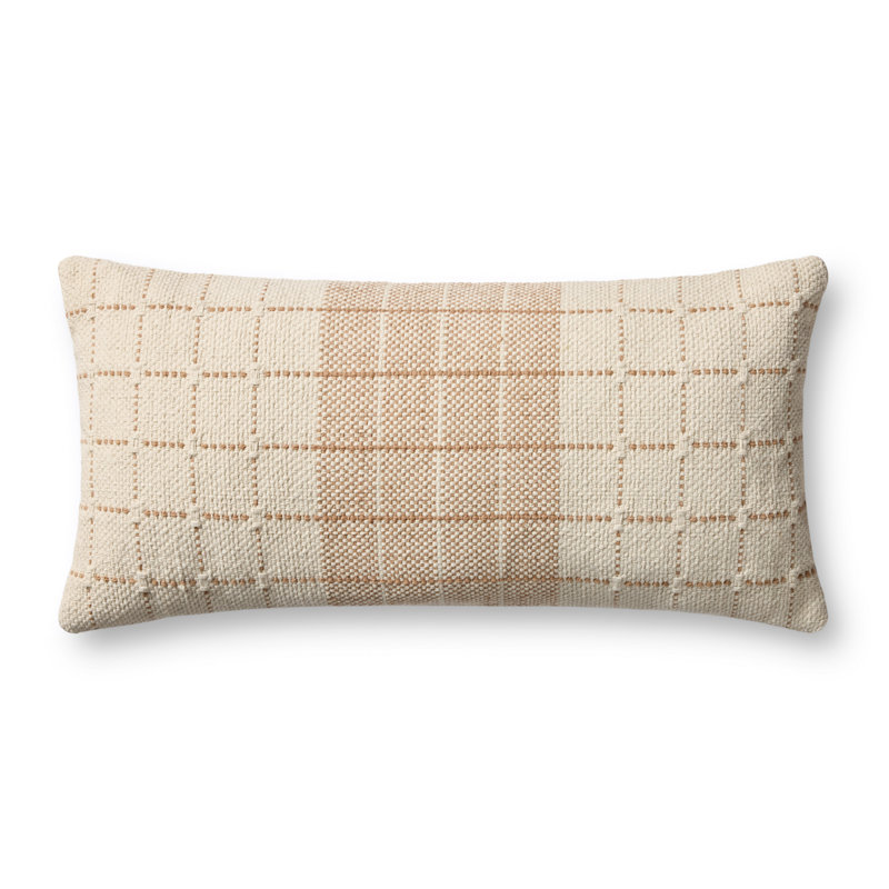 Loloi Accent Pillow, Natural/Rust