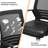 Office Mid Back Swivel Lumbar Support Mesh Chair-1779957235