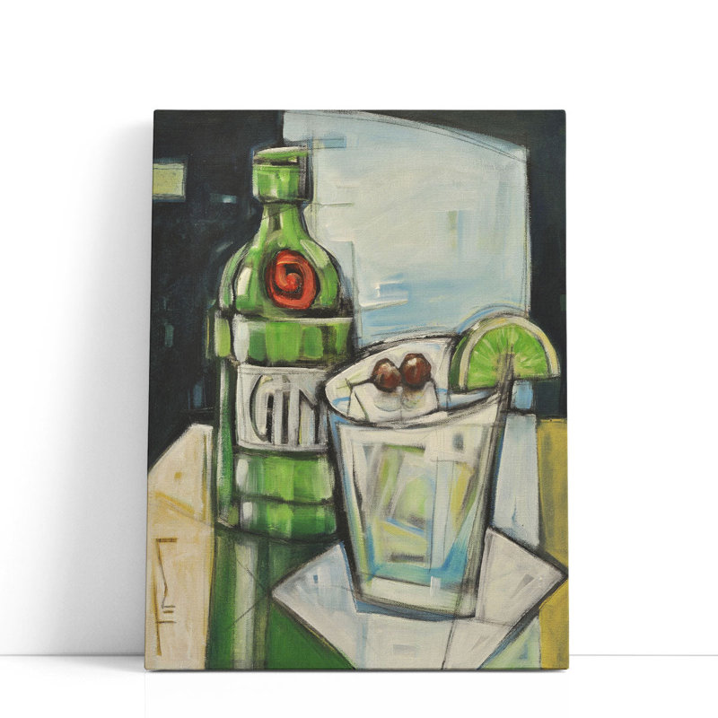 «Gin And Tonic», reproduction d'art sur toile, H 32 po x l 24 po