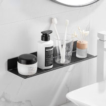 Bathroom Shelves Shower Shelf Brackets Black,Rustproof Shower