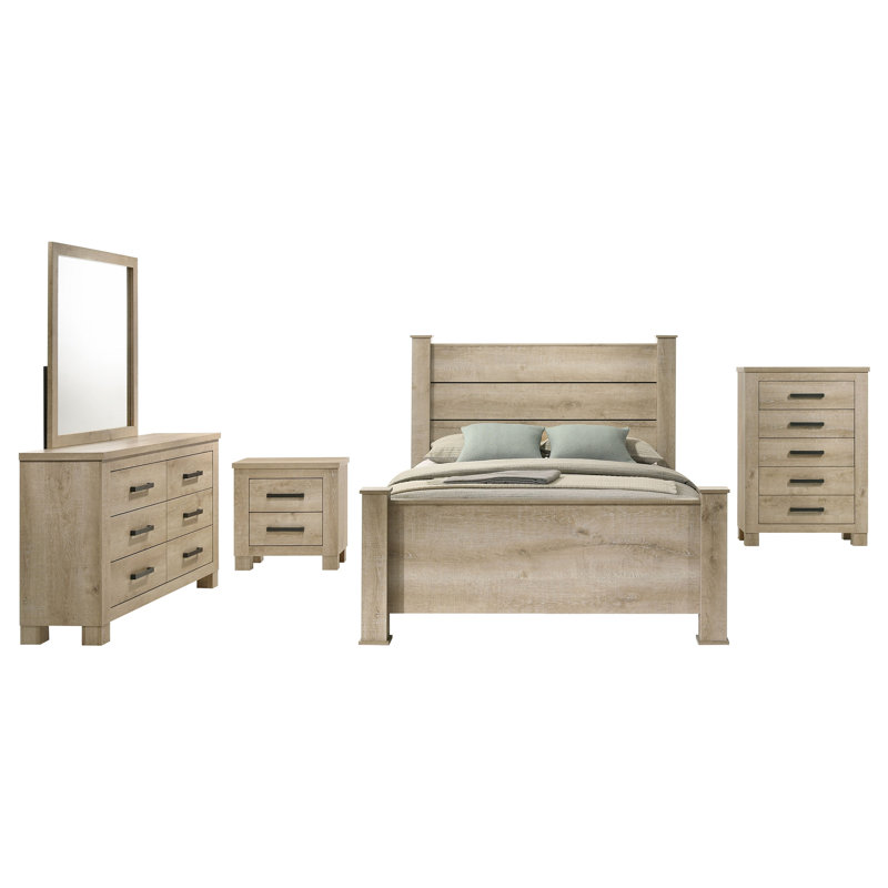 Brinkman 5-piece California King Bedroom Set Weathered Oak, California King