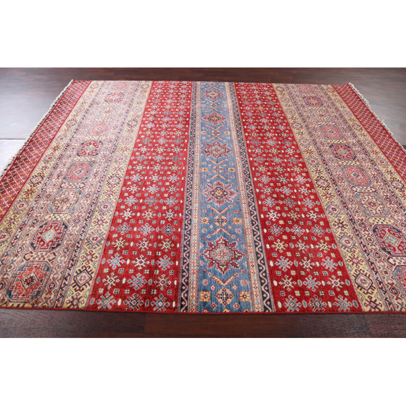 Vegetable Dye Kazak Area Rug 8