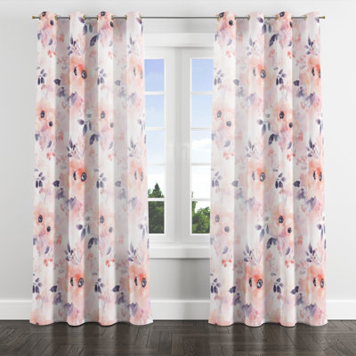 Rideaux de fenêtre pour filles For Floral