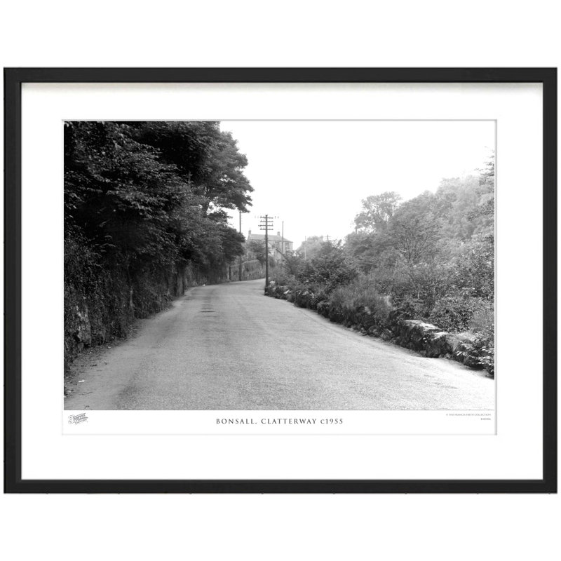 Bonsall, Clatterway C1955 - Single Picture Frame Print, 40cm H x 50cm W x 2.3cm D