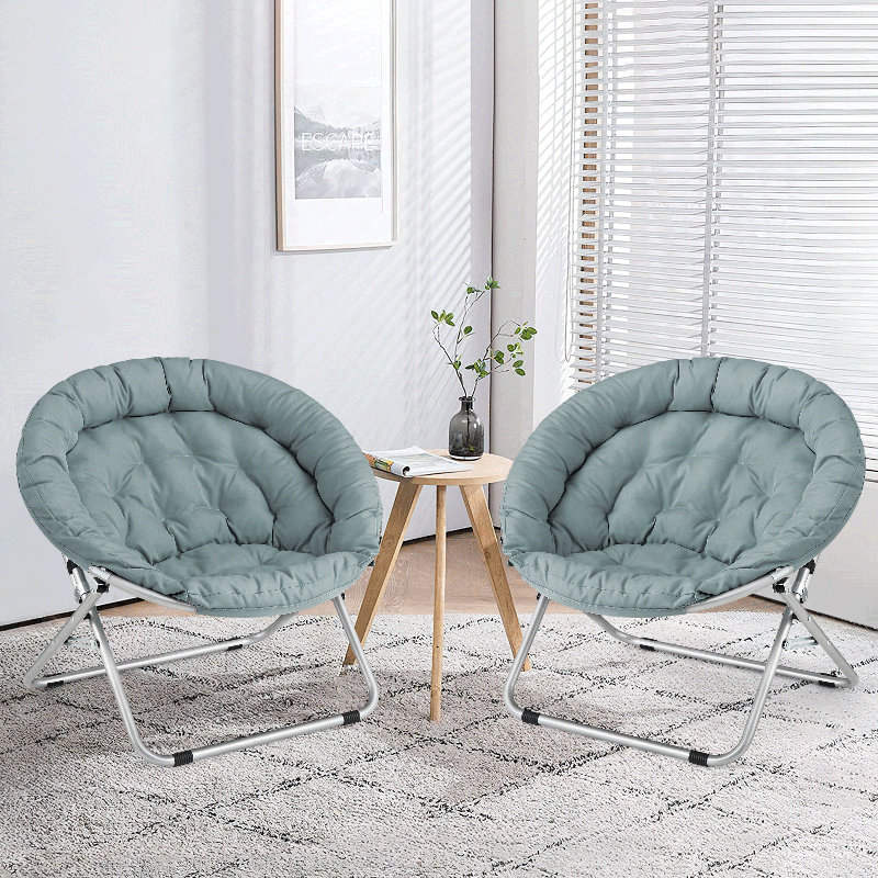 Chaises de salle à manger rembourrées Masciarelli, Polyester sarcelle, Argent argent