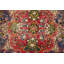 Tapis bleu en laine patiné 3x5