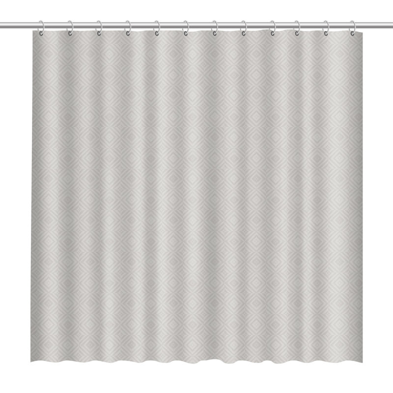 Vumera Dots Shower Curtain, Gray