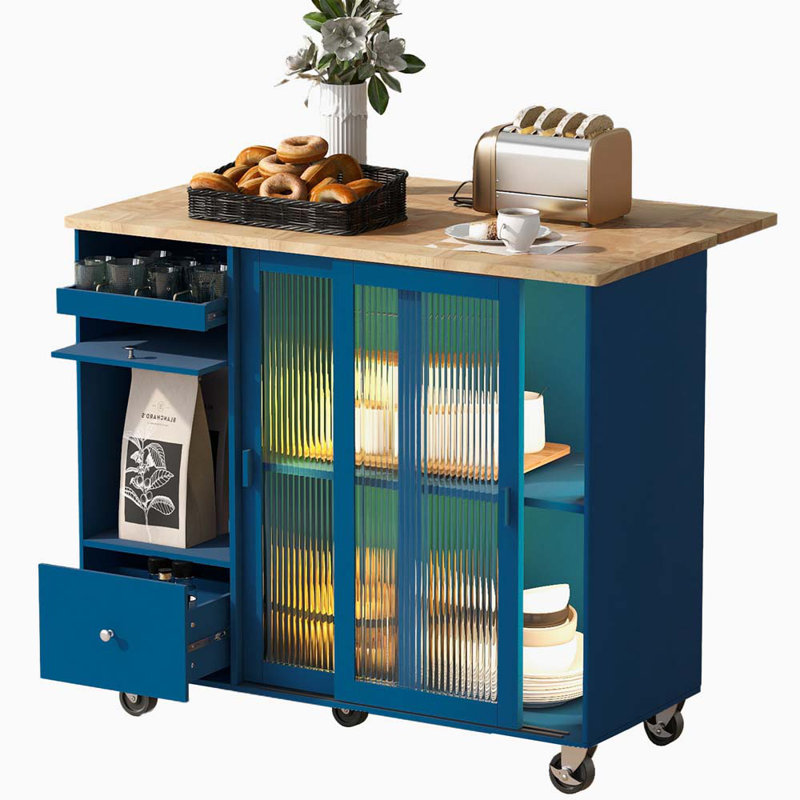 Rosebella 44.15'' Sideboard, Navy Blue