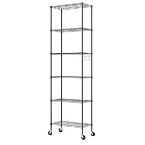 Rebrilliant Hipson 6-Shelf Adjustable Storage Shelving Unit Steel ...