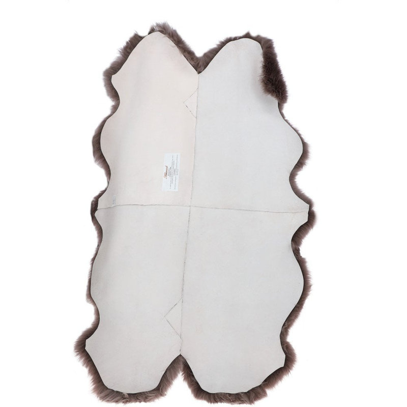 Quad Australian Sheepskin Rug Mink