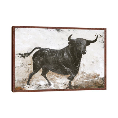 Black Bull - Print on Canvas