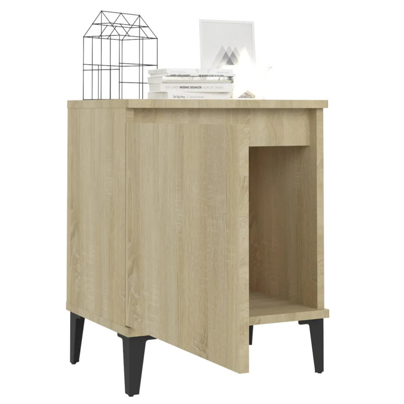 Southwold 40cm W Bedside Table, Sonoma Oak