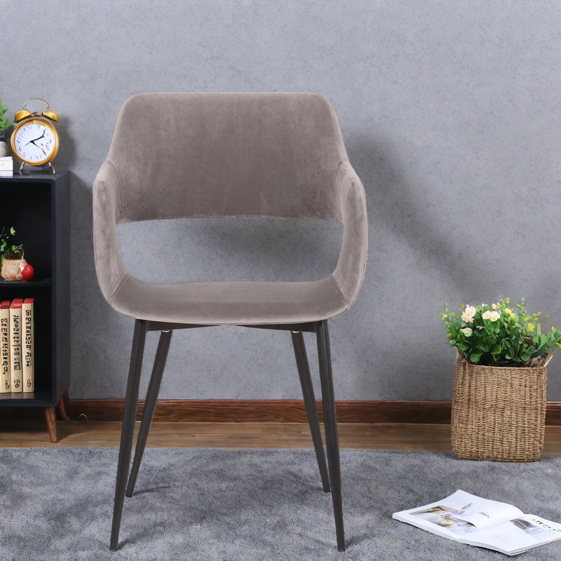 Chaise d'appoint rembourrée confortable, conception moderne pour la salle à manger