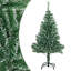 Arbre de Noël artificiel vidaXL vert et blanc PET 59,1 po-1664426463
