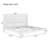 Solid Dry Bamboo Wood 12 Inch Platform Bed, With 48" Upholstered High Headboard,Easy Assembly-133245718-133245721