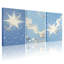 «Abstract Starry Sky Constellation Sparkle», ensemble de 3 impressions sur toile-1844718125