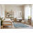 Machine Washable Abstract Gray Area Rug