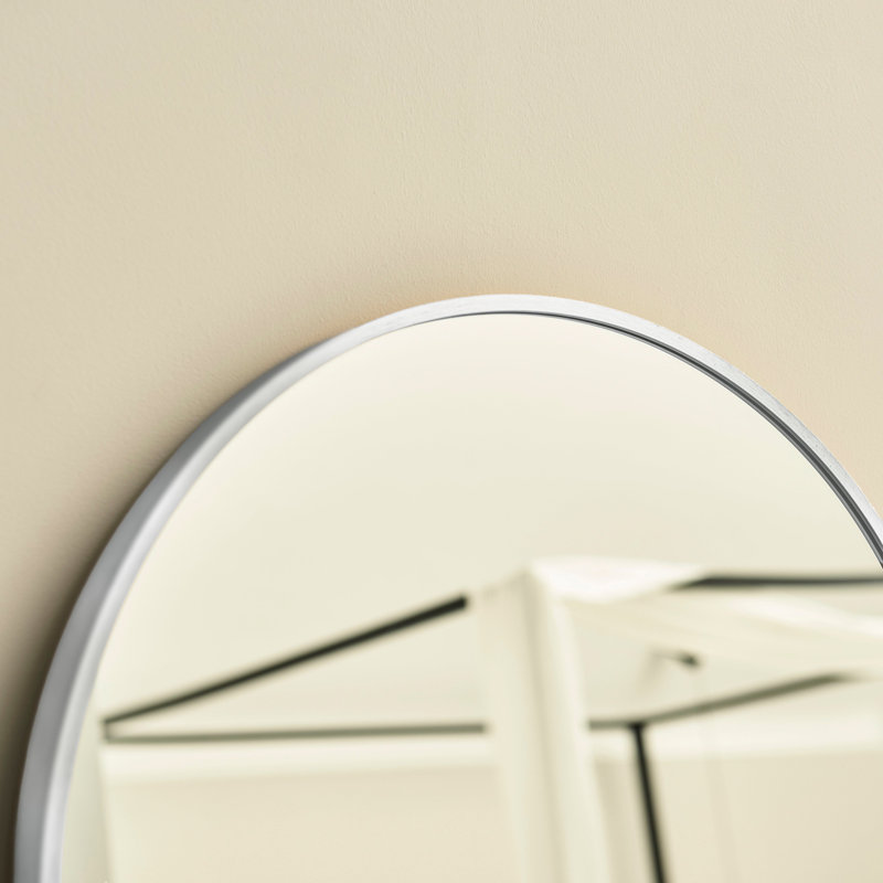Symari Flat Floor Mirror, Silver