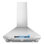 Hotte de cuisine à fixation au plafond pour îlot de cuisine de 700 pi³ / min avec commande par geste / tactile, ventilateur à 3 vitesses et 4 lumières DEL, sans conduit / conduit convertible, filtres à chicane en acier inoxydable, réglage de l'heur