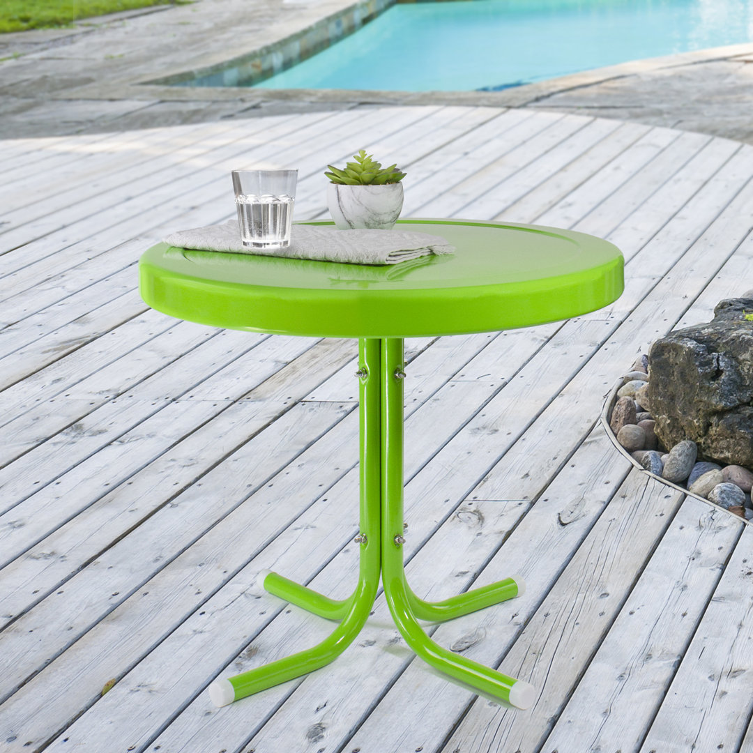 22" Outdoor Retro Tulip Side Table Northlight Seasonal 