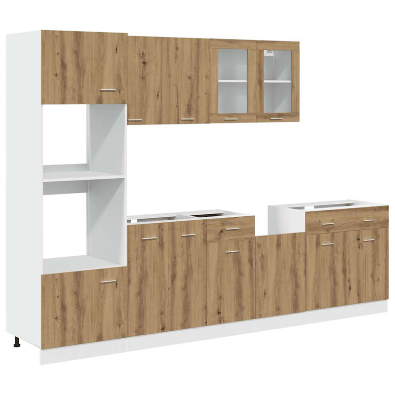 Lyon Kitchen Cabinet Set Lyon, Artisan Oak