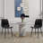Chaise d'appoint Deniss en noir