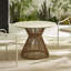 Halleli 4 - Person Acacia Wicker Patio Dining Set with Round Table , Cushions Included-1815598193