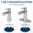 Sink Faucet With Deck Plate Waterfall With Pop Up Drain And Supply Lines Bathroom Faucets For Sink 1 Hole One Handle Faucets Vanity Bath Mixer Tap