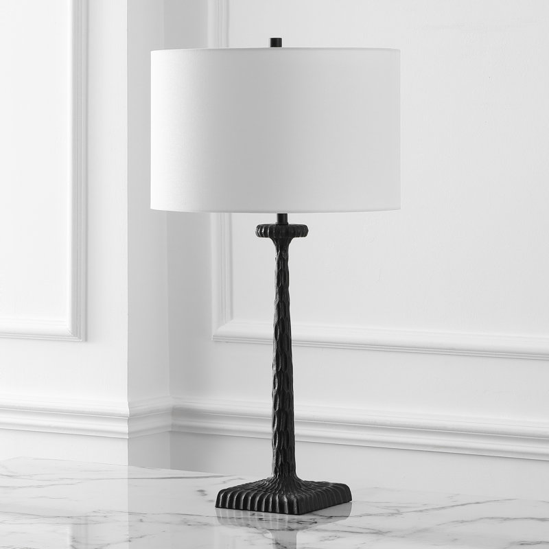 Nivedha Metal Base Table Lamp, Black