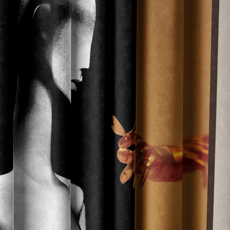 Irlene Blackout Curtain Panel Pair, 145 W x 200 D cm