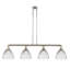 Luminaire suspendu linéaire à 4 lumières pour îlot de cuisine Tallulah-2003645739-2010461935