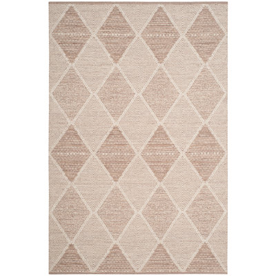 Annia Hand Woven Cotton Geometric Rug