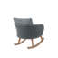 Chaise berçante d'extérieur en osier et rotin-2130638800