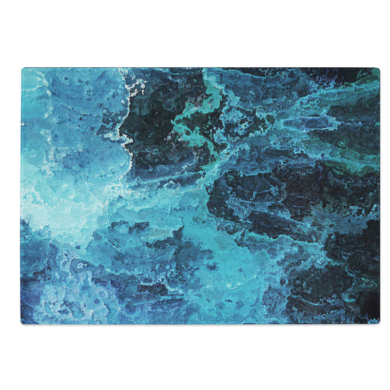 Tempered Glass Obsession Chopping Board, 28.5 cm W x 20 cm L