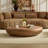  53.1"  Oval Coffee Table For Living Room-1401294323