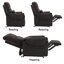 Fauteuil inclinable électrique avec chaleur et massage-91070033