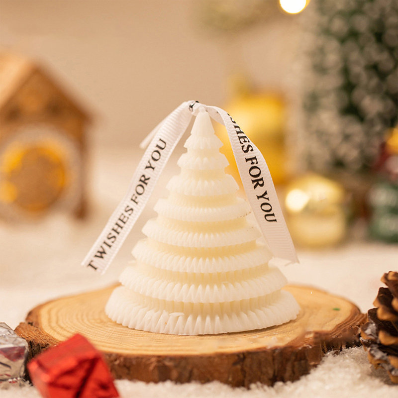 Bougie d'arôme de Noël, White