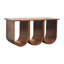 Table basse triple style ouvert