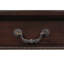 Table basse rectangulaire rétro avec tiroir de rangement, pieds en forme de gourde et placage, table de charge de 330 lb, bois d'hévéa pour la décoration intérieure